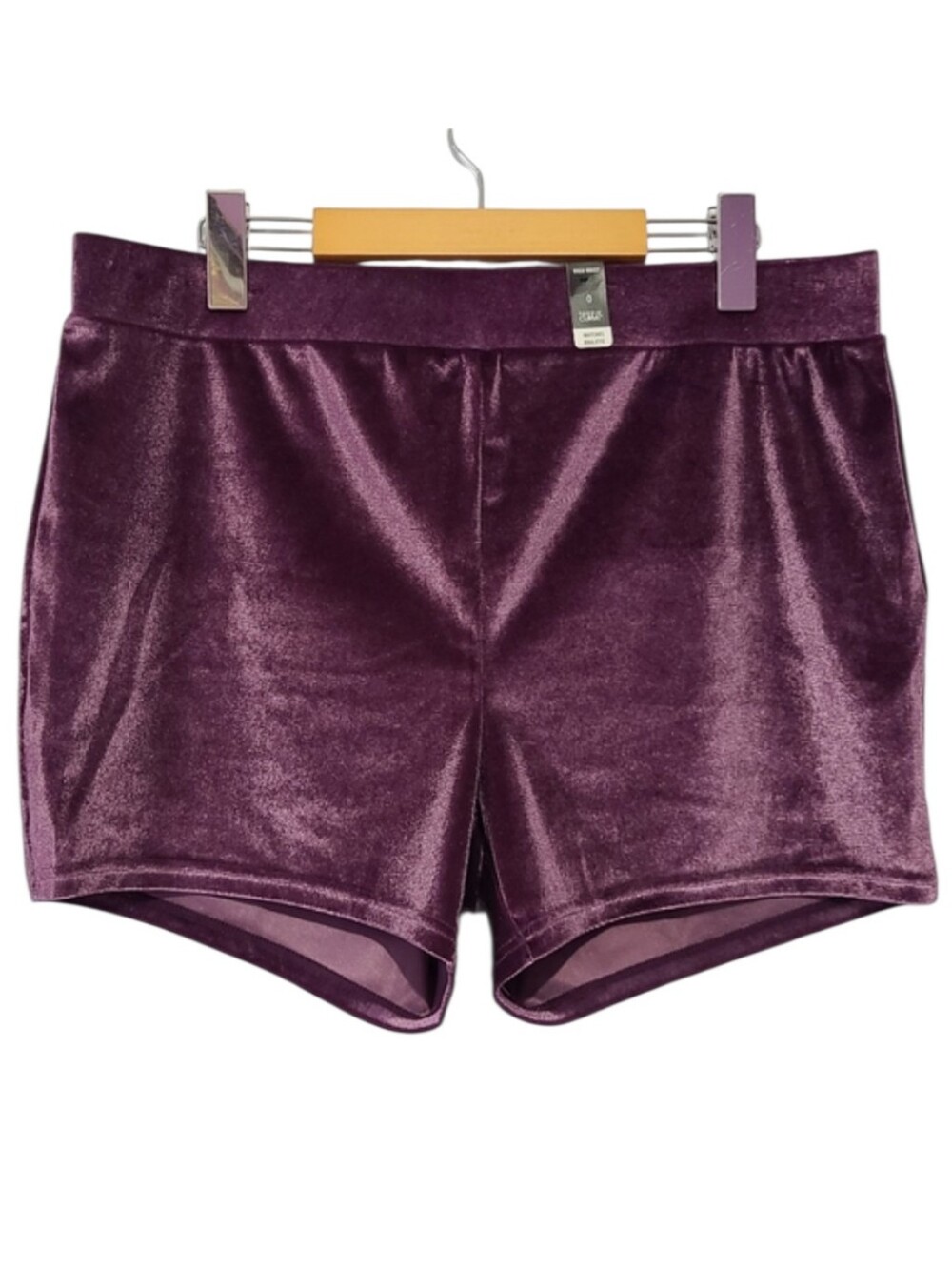 Torrid Lavender Velour Pajama Shorts NWT High Waist Womens Large